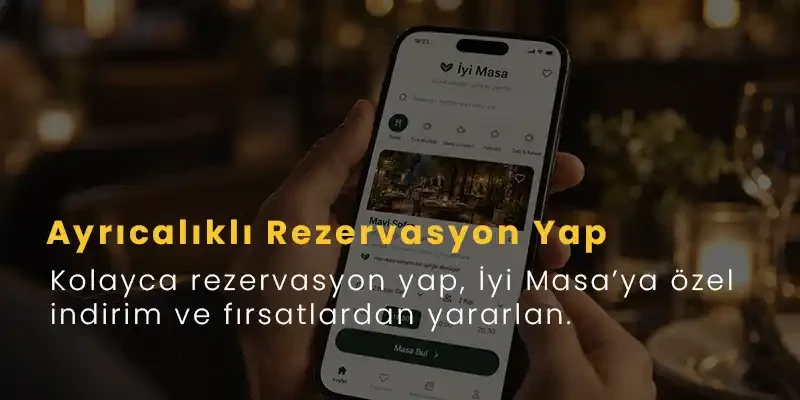 Kolayca Masanı Ayır, Ayrıcalığını Yaşa.