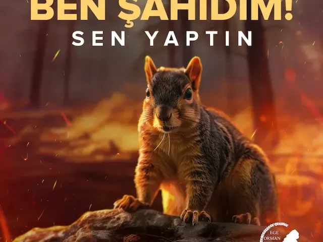 Ege Orman Vakfı’nın Orman Yangınlarına Karşı “BEN ŞAHİDİM” Kampanyası Başladı