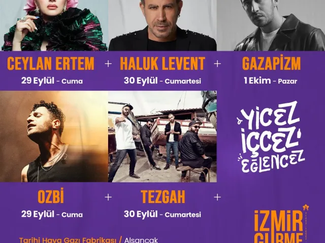 İzmir Gurmefest Bu Yıl 29 Eylül'de Tarihi Hava Gazı Fabrikası'nda Başlıyor.
