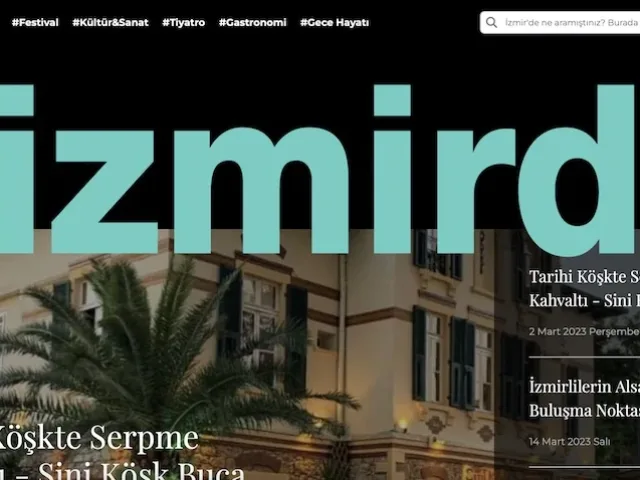 İzmir’in Nabzını Tutan www.izmirde.com.tr Yayında.