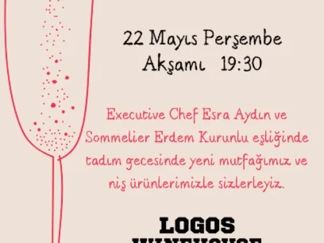 Logos Winehouse’da Tadım Etkinliği