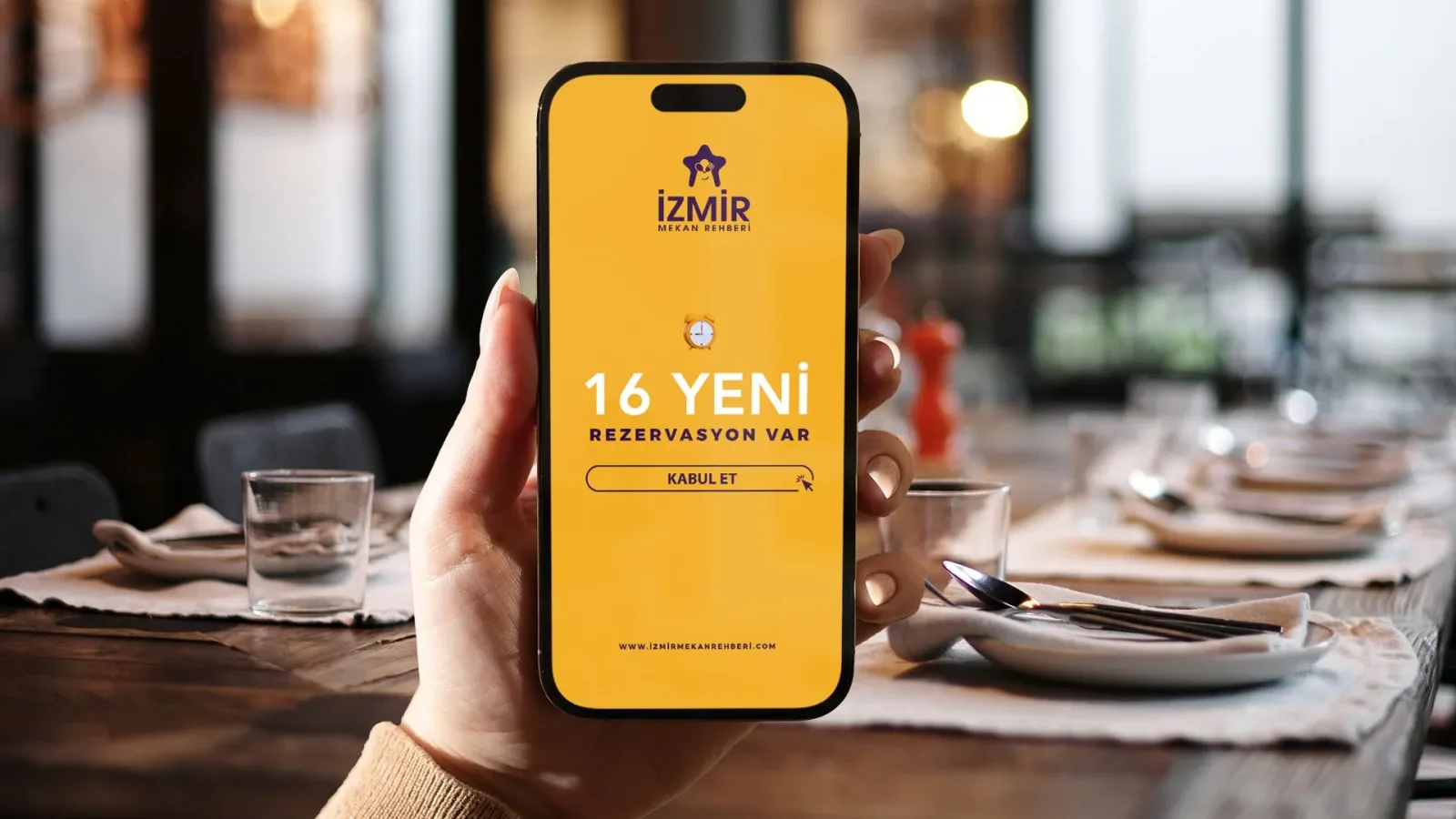 İzmir Mekan Rehberi'nden Devrim Niteliğinde Bir Hizmet: "Rezerve"